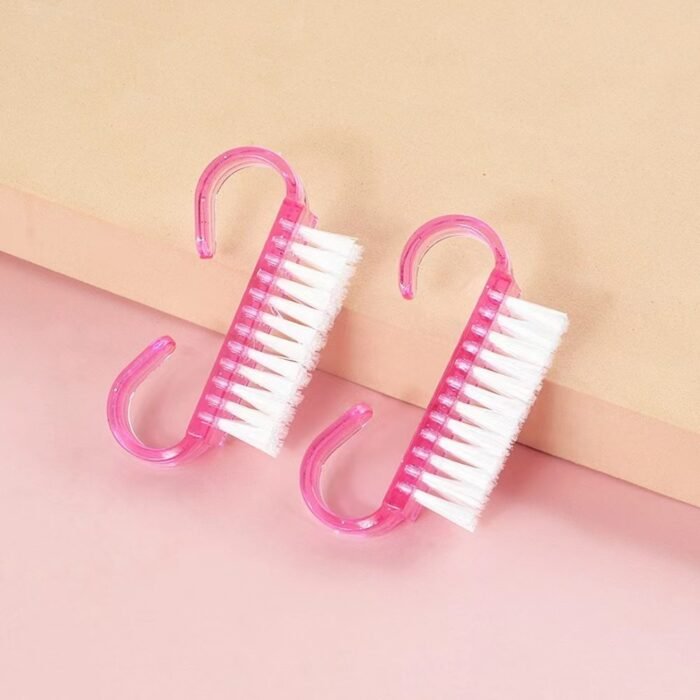 10 Pcs/Lot Acrylic Nail Brush 4 Color Nail Art Manicure Pedicure Soft Remove Dust Plastic Cleaning Nail Brushes File Tools Set - Image 3