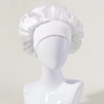 2022 New Women'S Hair Cap For Curly And Straight Hair With Wide Brim Elastic Band Sleep Bonnet - Image 24