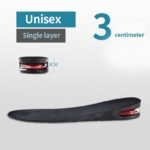 3-9Cm Invisible Height Increase Insole Cushion Height Adjustable Shoe Heel Insoles Insert Taller Support Absorbant Foot Pad - Image 3