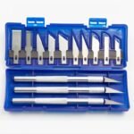 13Pcs Precision Carving Knife Set - Durable Stainless Steel, Non-Retractable Handles - Ideal For Paper Cutting & Model Crafting - Includes Detailed Storage Case - Image 3