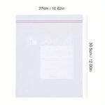 15/20/30/40/65Pcs, Clear Zipper Bag, Sealed Food Storage Zip Lock Bag, For Biscuit Cookie Candy Snack Dry Fruit Grain Cereal Spices, Portable Leakproof Food Fresh-Keeping Container For Frigde, Vacuum Sealer Bags, Kitchen Accessories - Image 3