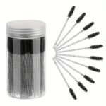 10Pcs/100Pcs Disposable Eyelash Brush Mascara Stick Makeup Brush Applicator Set For Extending Eyelashes And Eyebrow - Image 3