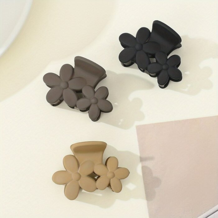 3Pcs Matte Hair Claw Clip Simple Style Shark Claw Clips Solid Color Hair Claw Elegant Hair Clips For Women - Image 15