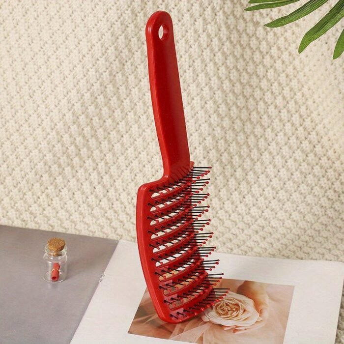 1Pcs Vented Detangling Brush For Dry Hair - Massage Hair Brush For All Hair Types - Gentle On Scalp And Hair - Perfect For Everyday Use - Image 9