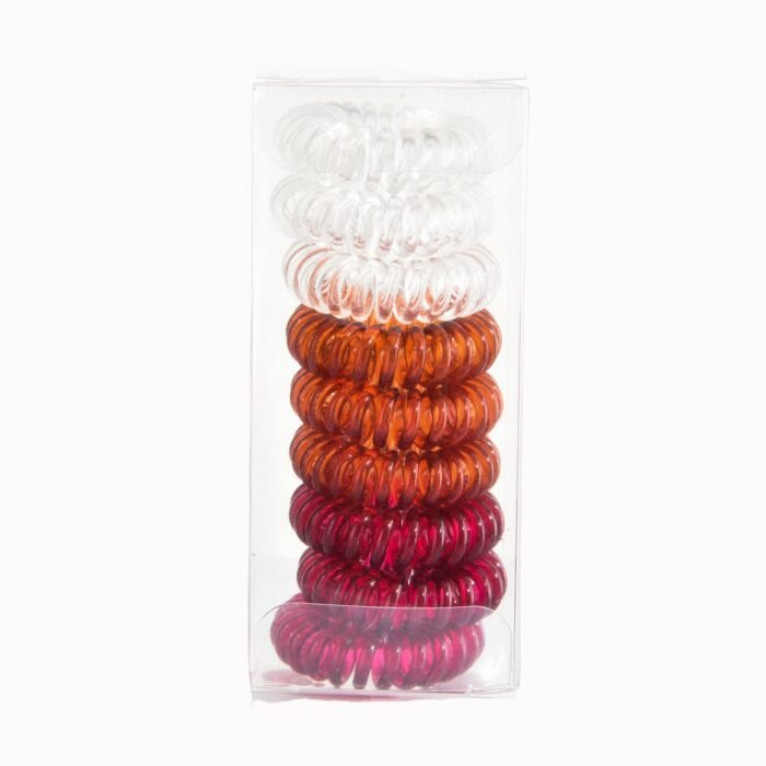 9 Pcs Spiral Hair Ties No Crease, Coil Hair Ties, Phone Cord Hair Ties, Women Ponytail Holder Elastics - Image 23