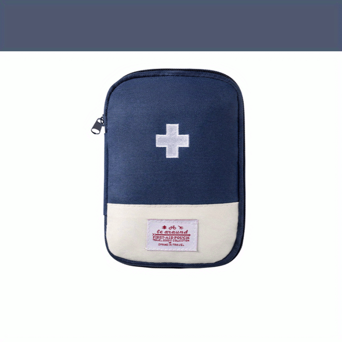 Small Size Portable Personal Medicine Pill Storage Bag Storage Box Daily Medical First Aid Bag Macaron Color - Image 7