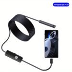 1M/2M Endoscope Camera Endoscope Borescope Adjustable Soft Wire 7Mm Android Type-C Usb Inspection Camea For Car(640*480P Resolution) - Image 3