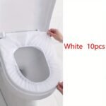 10/20Pcs Disposable Toilet Seat Cover, Portable Toilet Seat Cover For Business Travel, Essential Travel Accessories For Airplanes And Camping, Bathroom Accessories, Toiletries, Teen Gifts - Image 5