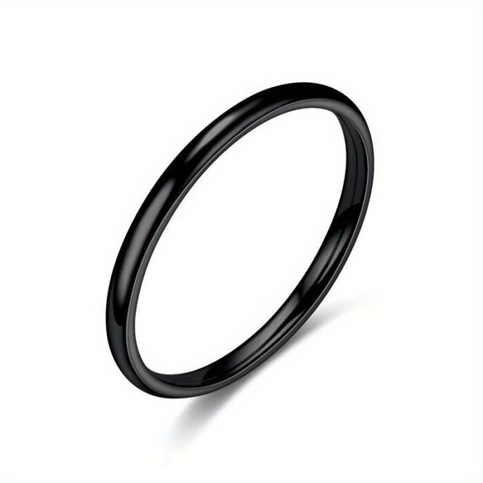 1Pc 2Mm Smooth Spherical Stainless Steel Ring - Image 9