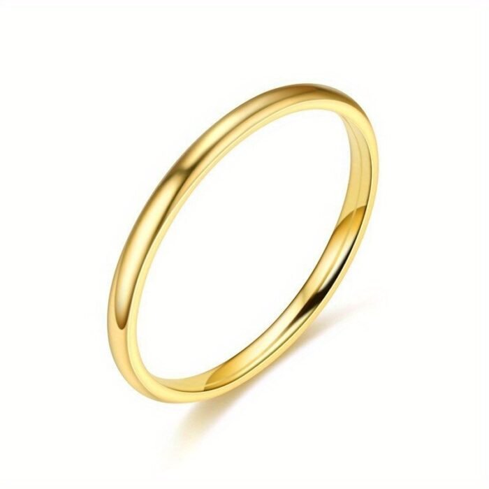 1Pc 2Mm Smooth Spherical Stainless Steel Ring - Image 13