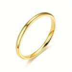 1Pc 2Mm Smooth Spherical Stainless Steel Ring - Image 12