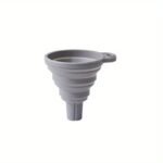 1Pc Collapsible Silicone Funnel - Mini, Food-Safe Kitchen Gadget For Easy Liquid Dispensing - Image 5