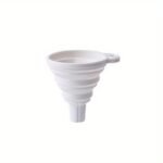 1Pc Collapsible Silicone Funnel - Mini, Food-Safe Kitchen Gadget For Easy Liquid Dispensing - Image 3