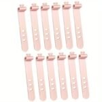 12Pcs Silicone Tie, Data Cable Storage Earphone Cable Organizer, Winder Anti-Lost Fastener, Data Cable Bundle Strap - Image 11