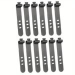 12Pcs Silicone Tie, Data Cable Storage Earphone Cable Organizer, Winder Anti-Lost Fastener, Data Cable Bundle Strap - Image 5