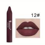 12 Colors Matte Moisturizing Lipstick Crayons - Long Lasting, Waterproof, Smooth, Fuller Lip Makeup Finish Valentine'S Day Gifts - Image 20