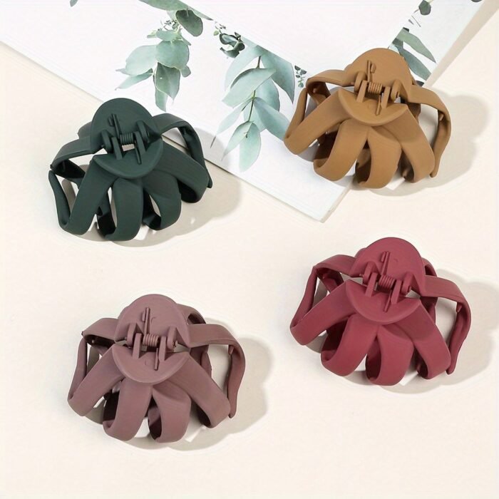 9Pcs/4Pcs/1Pc Frosted Octopus Hair Clip - Image 20