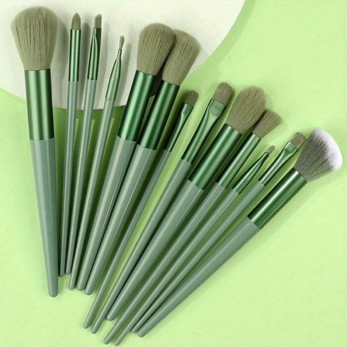 13Pcs Soft Fluffy Makeup Brushes Set With Makeup Sponge For Cosmetics Foundation Blush Powder Eyeshadow Kabuki Blending Makeup Brush Beauty Tool - Image 17