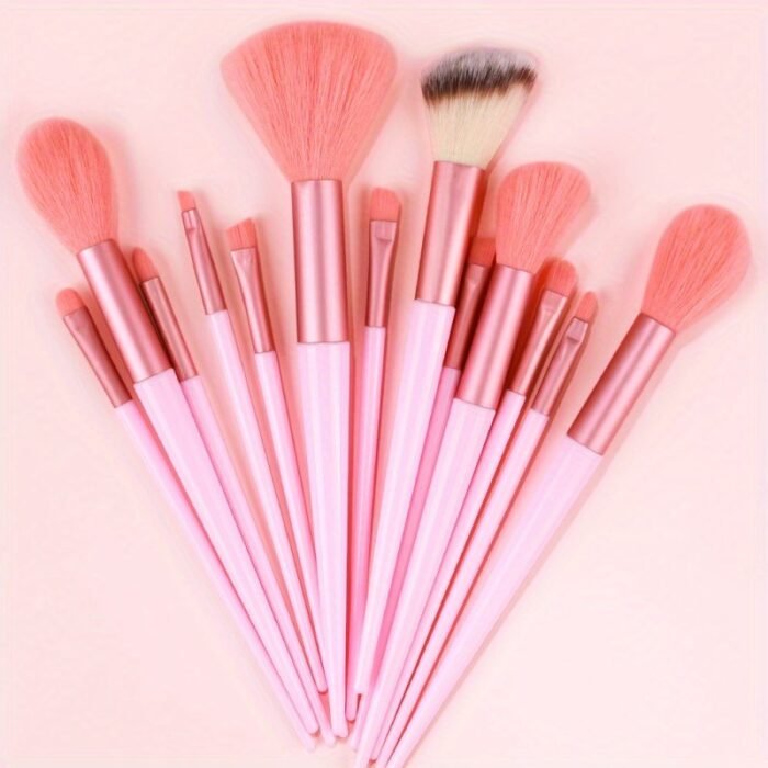 13Pcs Soft Fluffy Makeup Brushes Set With Makeup Sponge For Cosmetics Foundation Blush Powder Eyeshadow Kabuki Blending Makeup Brush Beauty Tool - Image 18