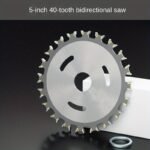 Craftsmanship Tool Professional Dual-Direction Carbide Woodworking Saw Blade - High Manganese Steel, Sharp Teeth For Efficient, Compatible With And Circular Saws, Woodworking Tools - Image 8