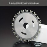 Craftsmanship Tool Professional Dual-Direction Carbide Woodworking Saw Blade - High Manganese Steel, Sharp Teeth For Efficient, Compatible With And Circular Saws, Woodworking Tools - Image 5