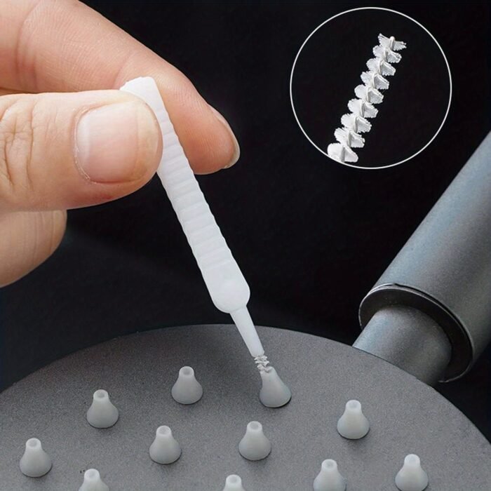 10Pcs Shower Cleaning Brush, Shower Hole Cleaning Brush Artifact, Bathroom Toilet Nozzle Shower Head Gap Cleaning Needle, Cleaning And Dredging Tool, Household Cleaning Supplies - Image 3