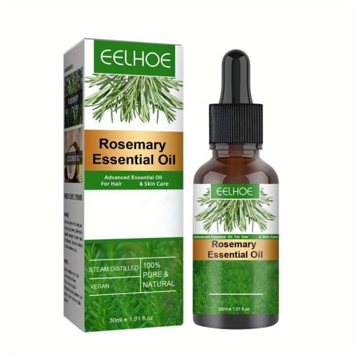 30Ml Rosemary Hair Essential Oil Long Lasting Lightweight Rosemary Hair Essential Oil For Healthy Hair, With Plant Squalane - Image 3