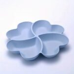 1Pc Fruit Plate Candy Server Storage Home Living Room Tea Table Dried Fruit Snack Plate Dessert Plate Cake Plate Hard Fruit Modern Plate Fruit For Birthday Party Wedding Coffee Bar Accessory Colorful Plastic Unbreakable - Image 7