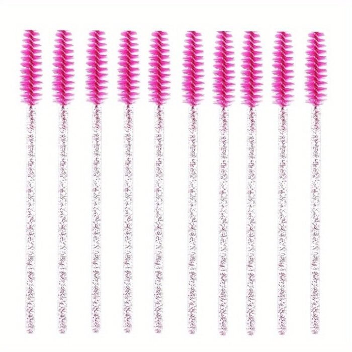 10Pcs/100Pcs Disposable Eyelash Brush Mascara Stick Makeup Brush Applicator Set For Extending Eyelashes And Eyebrow - Image 11