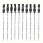10Pcs/100Pcs Disposable Eyelash Brush Mascara Stick Makeup Brush Applicator Set For Extending Eyelashes And Eyebrow - Image 7
