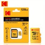 The Kodak High-Speed U3 Micro Tf Includes Sd Adapters Of 32G, 64G, 128G, And 256G. The Uhs-I Provides Excellent Value And Is Ideal For High-Speed Tf Storage At 4K/120Fps, Making It Compatible With Smartphones, Camera Storage, Action Cameras, Car Audio, And More. - Image 9