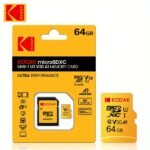 The Kodak High-Speed U3 Micro Tf Includes Sd Adapters Of 32G, 64G, 128G, And 256G. The Uhs-I Provides Excellent Value And Is Ideal For High-Speed Tf Storage At 4K/120Fps, Making It Compatible With Smartphones, Camera Storage, Action Cameras, Car Audio, And More. - Image 5