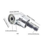 105 Degree Angle Head Electric Corner Turner, Electric Screwdriver Hardware Tool Accessories, Corner Electric Device, Elbow Universal Flexible Shaft Corner Screwdriver - Image 5