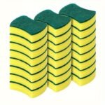 12/24Pcs, Cleaning Sponge, Scouring Pad, Square Dish Cloths, Simple Style Dish Towel, Cleaning Cloth For Sink Or Kitchen Stove, Washable Cleaning Brush, Kitchen Stuff, Kitchen Cleaning Gadget - Image 5