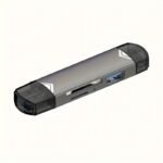 A Versatile 6-In-1 Usb 3.0 High-Speed Card Reader With A 5Gbps Transfer Rate, Usb Aluminum Goldentype-C Interface, Plug And Play Without The Need For Drivers, Suitable For Reading Sd Cards, Tf Cards, And Usb Flash Drives On Smartphones And Computers. - Image 3