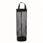 1Pc Foldable Mesh Grocery Bag Holder, Breathable Plastic Bag Dispenser, Kitchen Garbage Bag Organizer With Hanging Storage - Image 3