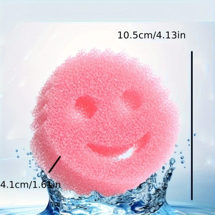 & Mommy Double-Sided Sponge Set - No Scratches, Deep Cleaning Kitchen, Bathroom, Etc. - Ergonomic Polyurethane Design Sponge Holder, Suitable For Kitchen Sink - Image 8