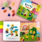 The Initial Day At School, Books For Kids Aged 1-5 Focusing On Numbers And Addition, Featuring Cartoon Illustrations, Easy To Clean, Suitable For Family Education, Perfect As Gifts For Christmas, New Year, And Birthday Parties. - Image 9