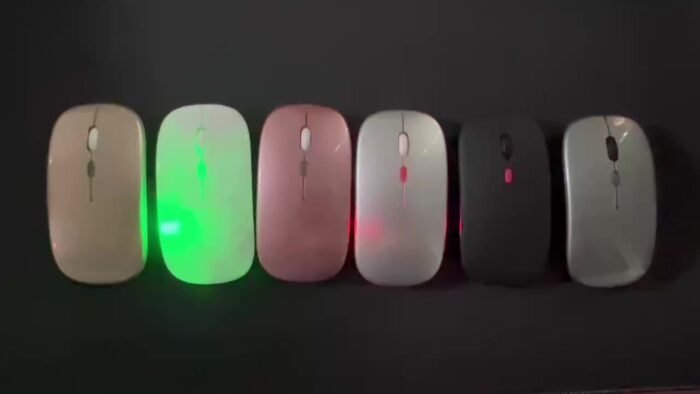 Rechargeable Led Backlit Wireless Mouse, Ultra-Thin 2.4G/5.2 Dual Mode Silent Portable Usb Optical Gaming Mouse, Compatible With Laptop/Desktop/Tablet, Ambidextrous Design, 500Mah Battery, Type-C Charging, No Charger Included, Computer Accessory | Ambidextrous Design | Type C Charging Port, Mouse Accessories - Image 15
