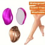 1Pc Painless Hair Removal For Women - Waterproof Manual Crystal Glass Epilator, Reusable & Washable, Oval-Shaped With Ergonomic Handle In White, Pink, & Black - Ideal For Smooth Body Skin - Image 11