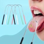 1Pc Stainless Steel Tongue Scraper Cleaner - Durable Metal Tongue Brush To Coating, Bad Breath, Improve Oral Hygiene, Mouth Care Accessory|Stainless Steel Design|Durable Construction - Image 11