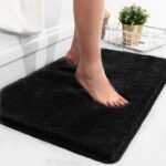 1 Thickened Microfiber Fluffy Long Plush Soft Comfort Mat Bathroom Rug Non-Slip Bath Door Mat For Bedroom Living Room Kitchen Floor Mat, Shedding And Fade-Resistant - Image 16