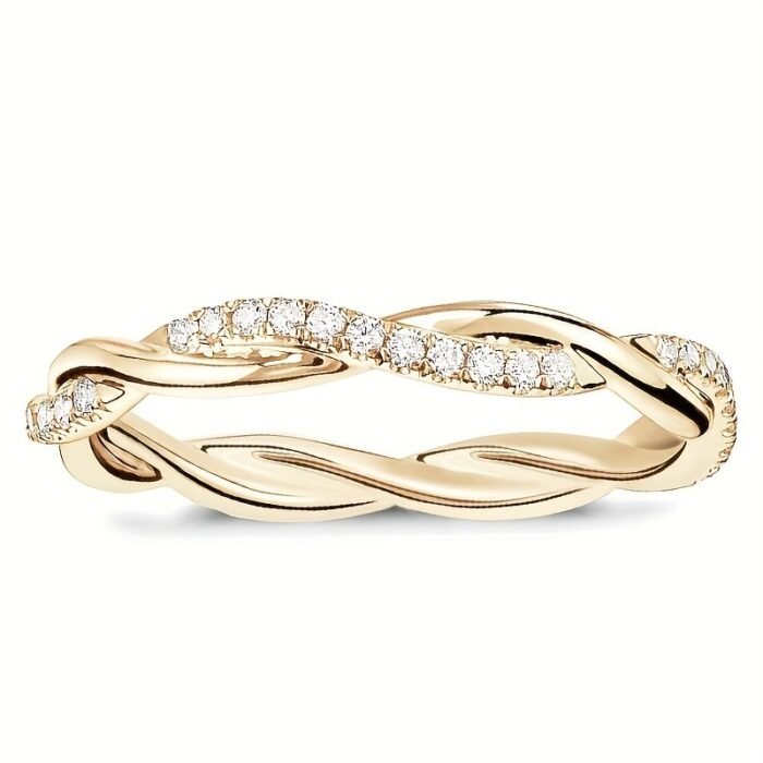 1 Elegant Women'S Fashion Engagement Ring, Sparkling Comfortable Jewelry For Daily Wear, Hypoallergenic Gift Perfect For Christmas, New Year, Valentine'S Day, Anniversaries, Loved Ones, And Friends - Unisex Accessory - Image 9