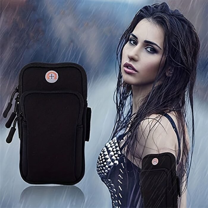 Waterproof Running Arm Bag For Mobile Phones - Securely Store Your Phone While Exercising - Image 6