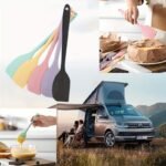 1Pc Heat-Resistant Spatulas Silicone Cream Butter Cake Spatula Batter Scraper Kitchenware Baking Shovel Baking Tools, Kitchen Gadgets Accessories, For Rv - Image 4