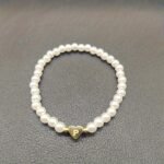 A-Z Heart Initial Bracelet For Women - 14K Golden Plated Stainless Steel With Imitation Imitation Pearl, Elegant Everyday Jewelry Gift For Valentine?S Day, Anniversary, Birthday - Image 25