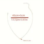Tiny Heart Choker Necklace For Women Short Chain Shape Pendant Necklace Ethnic Bohemian Jewelry Gift - Image 6