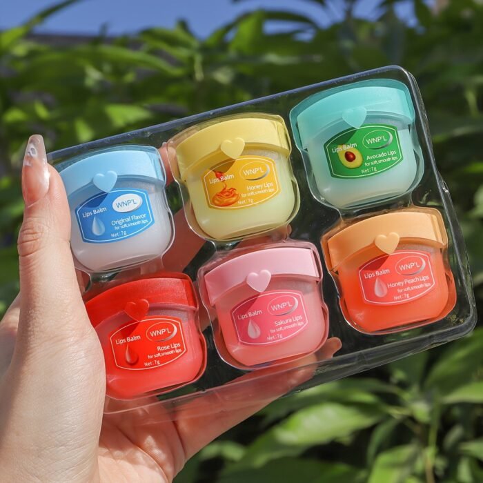 6Pcs Of Lipstick Gift Set, 6 Kinds Of Fruit Flavor Lip Gloss, Lip Balm, Colorless Lipstick, Party Supplies Gifts, Men And Women'S Christmas Gifts, Souvenir Gifts, Long-Term Moisturizing And Nourishing Lip Mask, Best For Christmas - Image 2