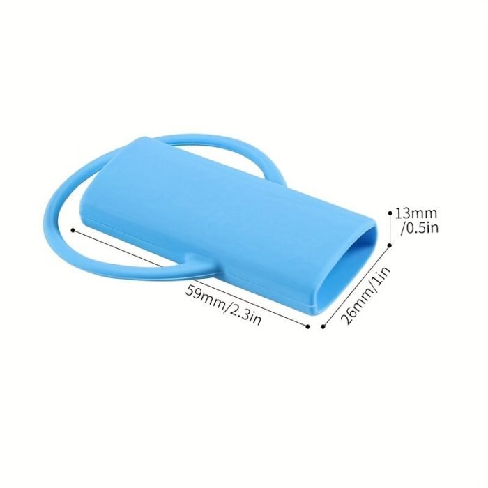 1Pc, Color Silicone Lighter Case Protector, Safe Storage Surround Sleeve Cigarette Accessories Lighter Protection Sleeve - Image 4
