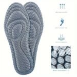 1 Pair 5D Memory Foam Insoles For Men & Women, Nano Sweat-Absorbing Running Cushions, Massage Sports Shoe Pads, Footbed Running Accessories - Image 5